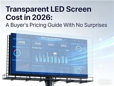 Ọnụ ego ihuenyo LED transperent na 2026 Ntuziaka ọnụahịa onye na-azụ ahịa na-...